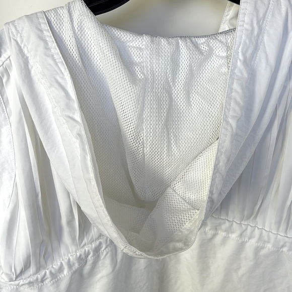 FP MOVEMENT Free People Full Zip Hooded Oversized Vest Size Small White Color - Picture 13 of 13